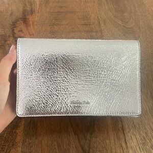MASSIMO DUTTI silver purse - NWT